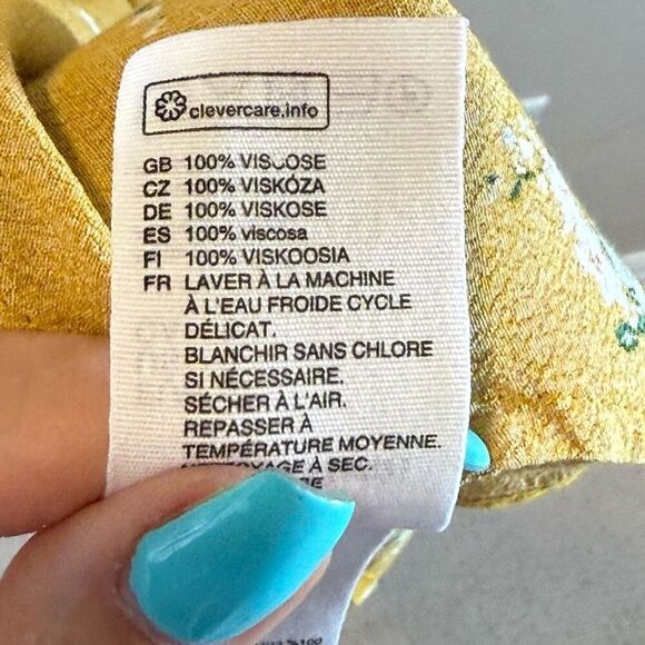 & Other Stories Los Angeles Atelier Floral Wrap Maxi Dress Women’s Size 0 - Picture 6 of 12